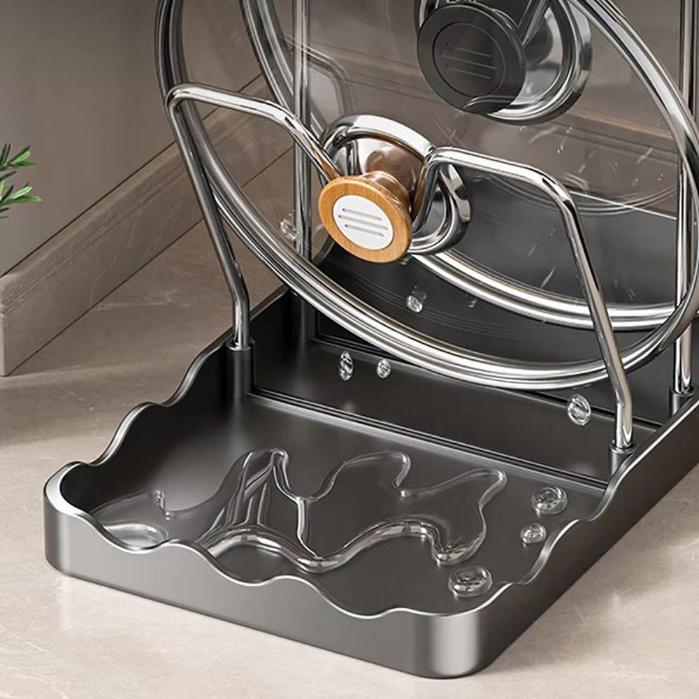 1Pcs Placement Pot Lid Rack Plastic Cutting Board Storage Rack Kitchen Accessories
