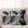 1 шт. - 2D плоская печать Изысканный лиственный узор Наволочки для декоративных подушек Полиэстеровая наволочка диванная декоративная наволочка