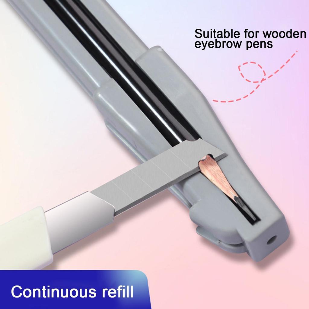 Точилки для макияжных карандашей, косметические точилки для художественных карандашей, инструмент для придания формы макияжу глаз, для водостойких отслаивающихся карандашей для бровей