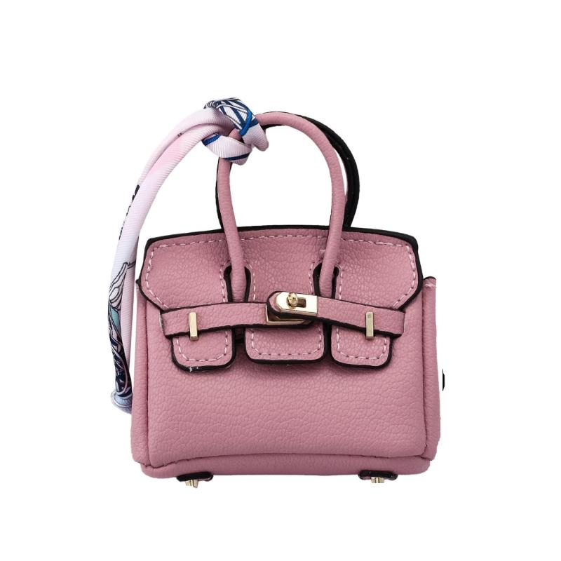 Мини Беспроводные Наушники Чехол Органайзер Держатель для Ключей Брелок Шарм Искусственная Кожа Брелок Мешочек Различные Яркие Цвета на Выбор