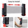 Stretchable Mesh Frame Portable Table Tennis Net Convenient Table Tennis Racquet Net Gifts