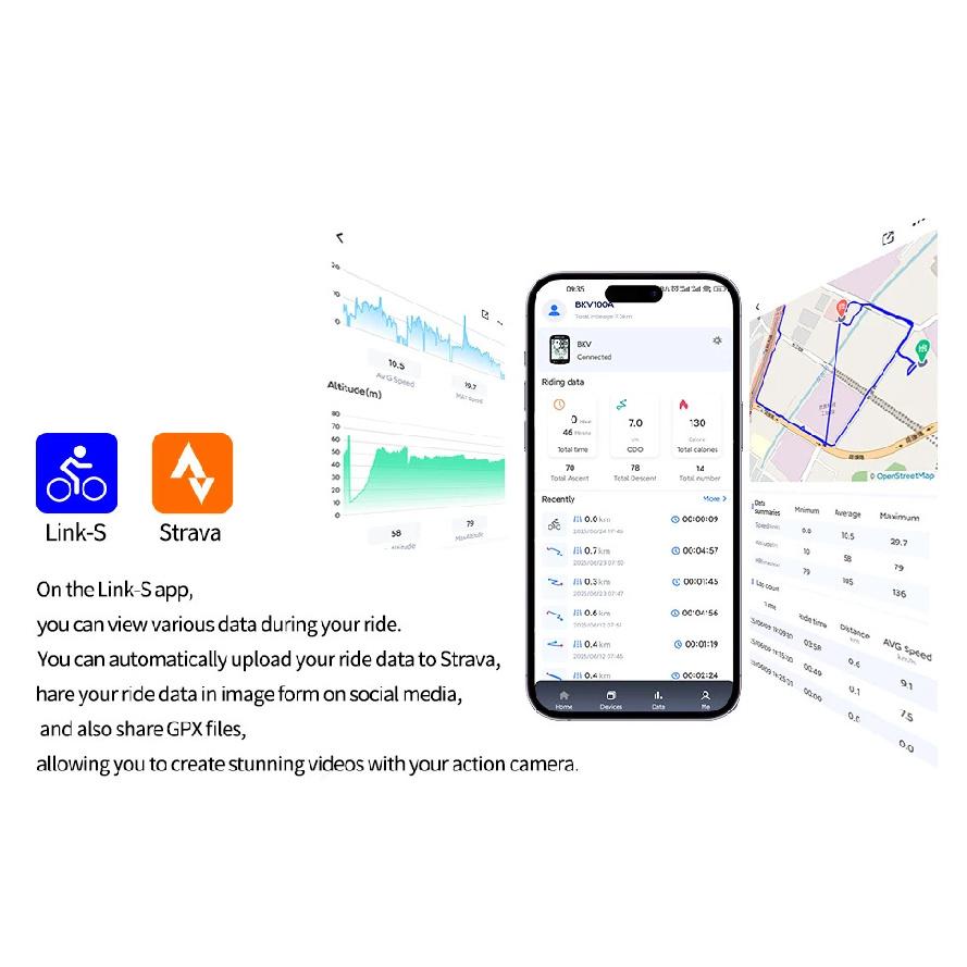 Беспроводной GPS Велокомпьютер Водонепроницаемый Bluetooth ANT+ Умный Велосипедный Спидометр Одометр Велоспорт Шоссейный Велосипед MTB Аксессуары