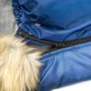 Set of sleeping bag for stroller, seat, sled, winter, navy blue bag + cover