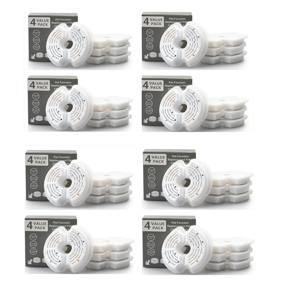 4/8/32 шт. сменных фильтров с активированным углем для питьевого диспенсера для кошек, собак, набор для замены