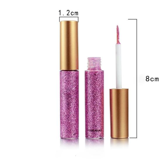 Сверкающая блестящая подводка для глаз, жидкая сексуальная женская глазная вечеринка, свадебный макияж