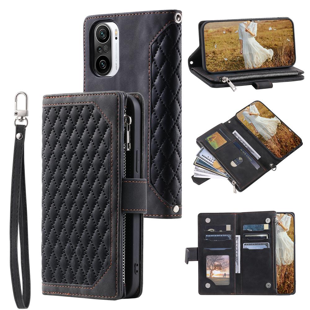 Для Sony Xperia XZ1, Xperia XA2, Xperia XA1, Xperia 1 II, Xperia 10 II, Xperia 5 III... кожаный флип-кожаный кошелек на молнии, чехол-сумка