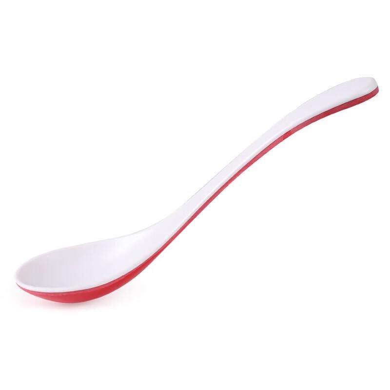 Melamine Long-Handle Soup Spoons (10-Pack)