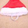 Pet Xmas Santa Hat Cat Dog Hat Plush Santa Hat Christmas Decoration Happy New Year Gift