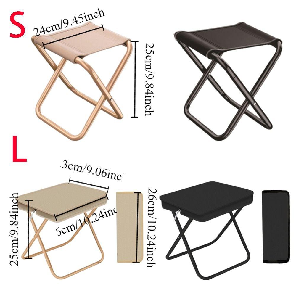 Portable Folding Chair Wear-resistant Fishing Stool Compact Pencil Case Stool Riding