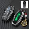 Чехол-брелок из цинкового сплава и кожи для ключей автомобиля BYD Atto 3 Han EV Dolphin Lied Tang Dm Qin PLUS Song Pro MAX Yuan Аксессуары