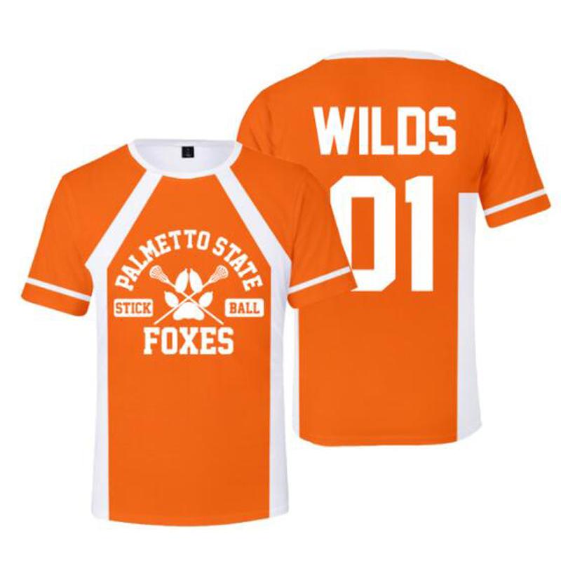 The Foxhole Court Palmetto State Foxes 3D T Shirt Unisex Summer Short Sleeve Funny Tshirt Graphic Tee Streetwear Lacrosse Jersey