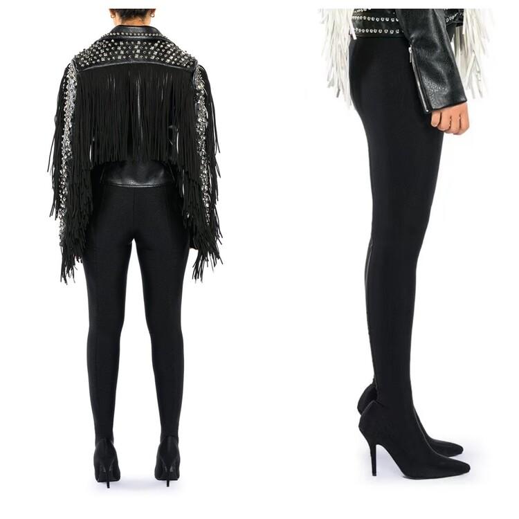 Мода Новый Эластичный Тканевый Комбинезон Брюки Сапоги Женский Гоночный Вечеринка Трендовый Сексуальный Танец на Пилоне Брюки Сапоги Высокий Каблук 10см Размер 34-46