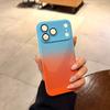 Применимый чехол для мобильного телефона iPhone 17 Pro, впрыск топлива, постепенное изменение, двухцветный, летний, сетчатый корпус для рассеивания тепла, Apple 16, противоударный жесткий чехол