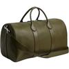 Coach Compass 50 Логотип-буквы Ремень через плечо Регулируемый и съемный Текстурированная кожа и тонкая телячья кожа Дорожная сумка Мужская Зеленая
