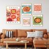 Испанские тапас паэлья ретро еда печать холст кухонный декор искусство постер валлийские пирожные булочки винтажная цветная настенная живопись картины без рамки