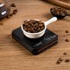 USB Rechargeable Coffee Scale with Timer - Precision Espresso Brewing, Waterproof Silicone Pad, Automatic Timing Function, Coffee Brewing Accessories