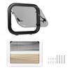 RV Window Aluminum Alloy 45° Maximum Opening Angle RV Push Out Window for RV Camper Trailer Van