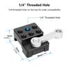 Aluminum Quick Release Clamp Quick Release Clamp with 1/4inch Threads For Studio Equipment Photography Accessories