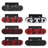 LMN1 VW 2026 Hot 3D Metal Car Front Grill GTD Logo Rear Trunk Sticker Emblem Badge For Volkswagen VW Golf 4 5 6 7 7 MK4 MK5 MK6 MK7 M