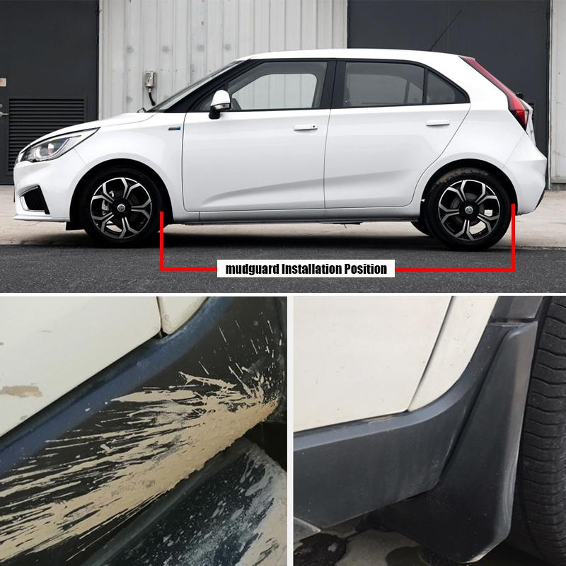 TONLINKER Car Mudguard For MG 3 MG3 2011 2012-2017-Present Mud Flaps Mudguards Splash Guards Fender Mudflaps 4Pcs