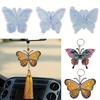 1Pcs Butterfly Silicone Pendants Keychain,Hanging Ornaments for DlY Necklaces,Bracelets,Home&CarDecors,Festive Gift Favors