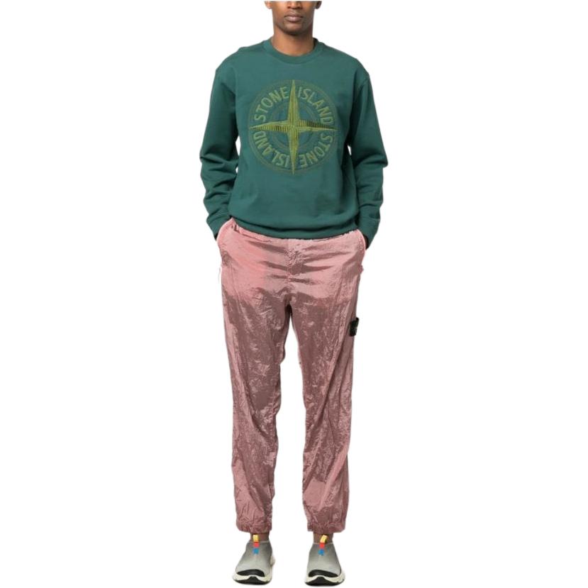 STONE ISLAND SS23 Knitted Sweatpants Men's Pink 781531019-V0080