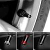 CRCUD1 4Pcs Car Carbon Fiber Wheel Tire Valve Caps Stem Case For Tesla Model 3 Model S X Roadster SpaceX Cybertruck Coil Mod Model Y