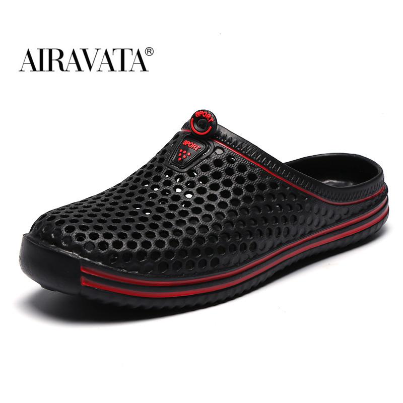 Летние сабо, тапочки, модная мужская и женская садовая обувь для отдыха, нескользящие тапочки, пляжные сандалии