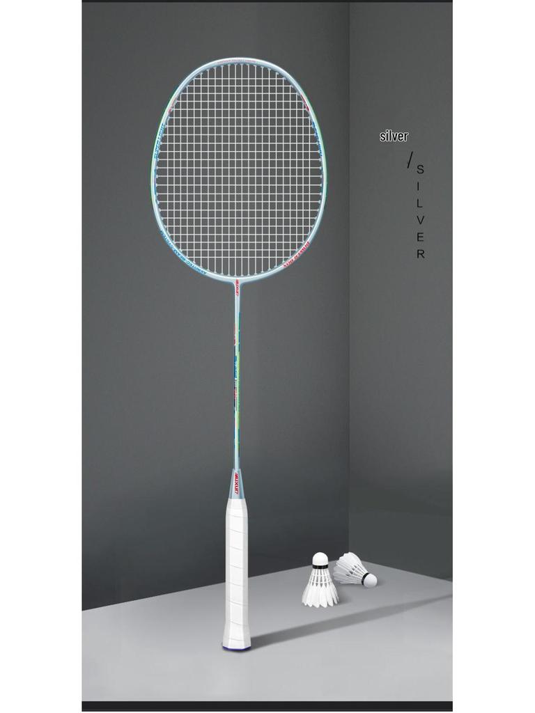 Набор бадминтонных ракеток Muxun из углеволокна - Прочные, сбалансированные, 2-секционные для взрослых и начинающих