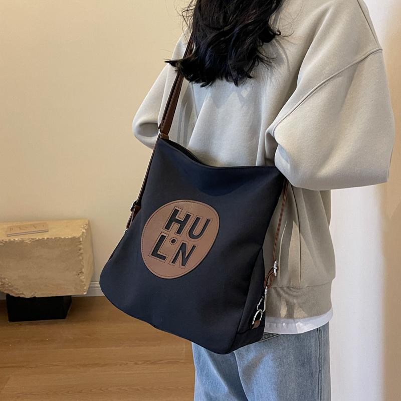 Женская парусиновая сумка большой емкости, сумка через плечо, сумка для покупок через плечо