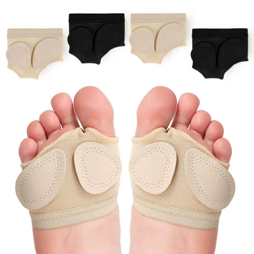 1pair Double Patch Toe Pads Non-Slip Half Sole Forefoot Socks New Dance Paws Cover Fitness