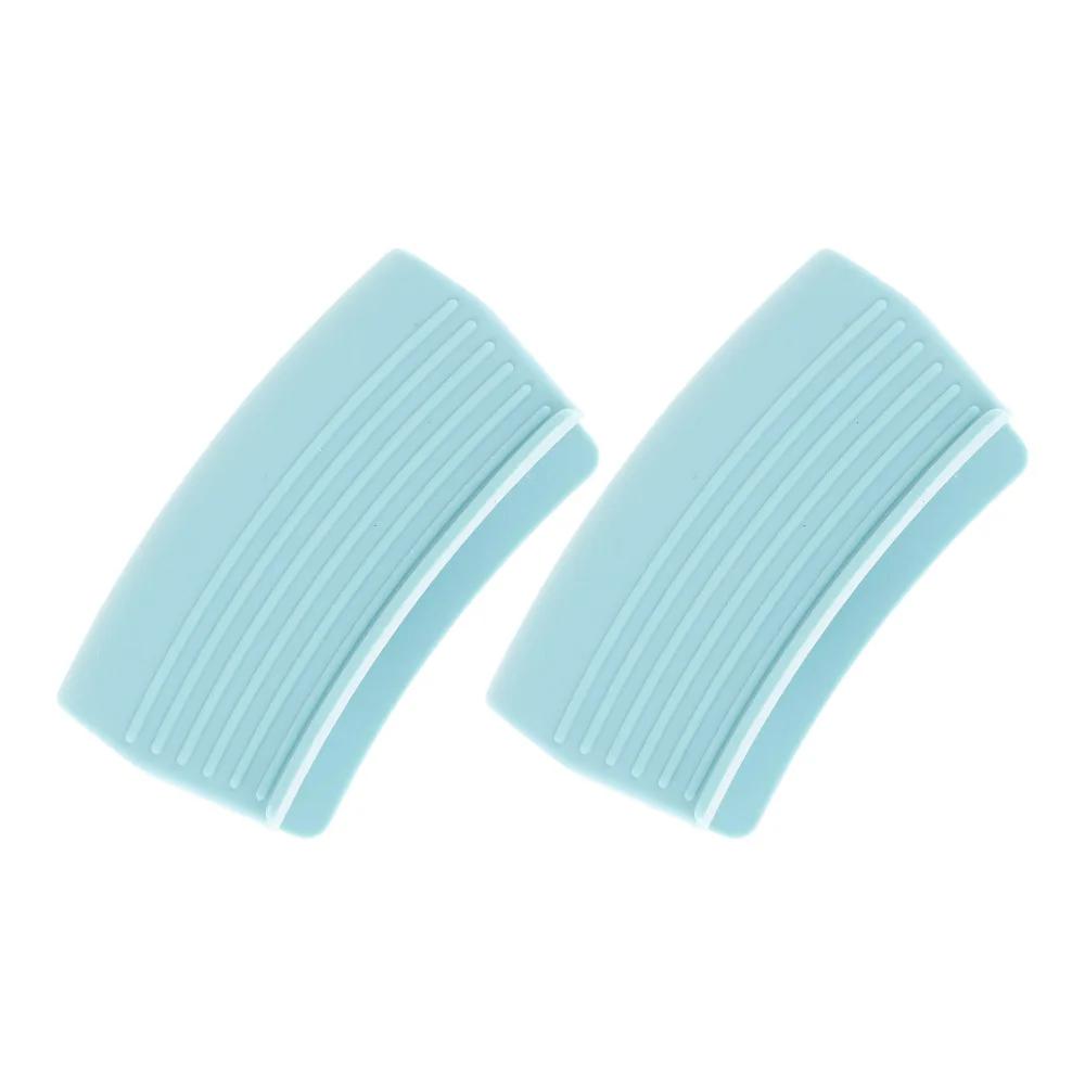 Two Packs Hot Sale Heat Resistant Silicone Handle Pot Ear Clip Pot Handle Non-Slip Potholders for Cast Iron Pans Kitchen Gadgets