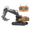 2.4G RC Excavator Toy Rotatable Full Functional Lighting Music Alloy Construction Tractor