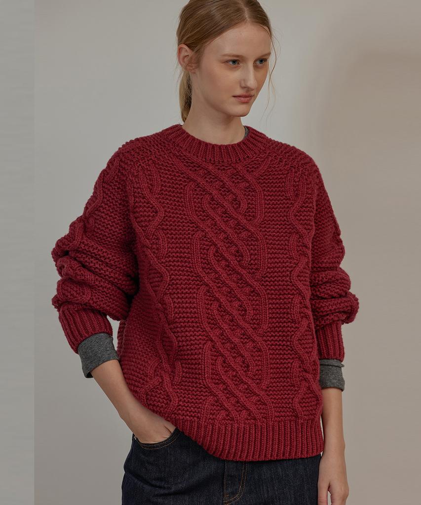 Kwinseulaebis Chunky Cable Wool Knit