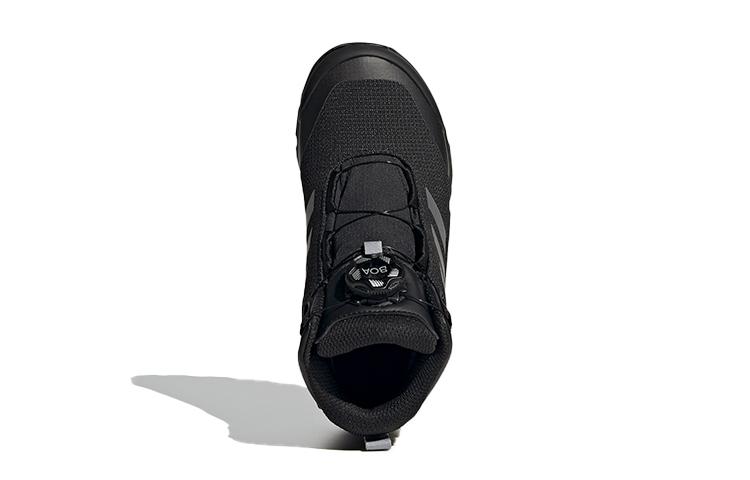 Детские кроссовки Adidas Terrex Winter Mid Boa для хайкинга K Дышащие Высокие Детская уличная обувь Черный Детская