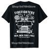Funny Firefighter Fire Department Fireman Patent T-shirt Men Women Hip Hop Oversized T Shirt 100% Cotton Comfort T-shirts