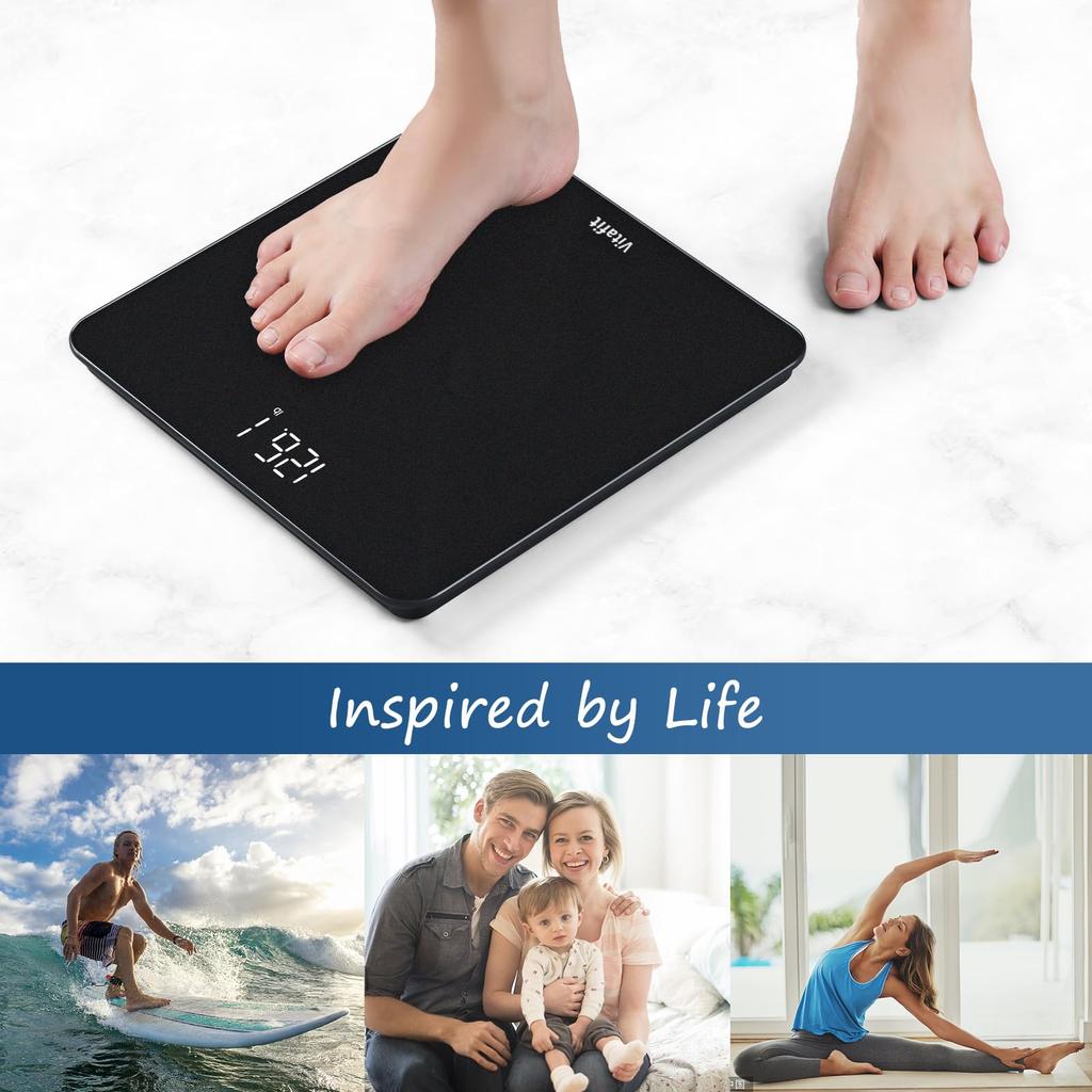Весы Vitafit Весы Здоровье Измеритель Просто катайтесь на них Высокая точность Автоматическое питание С подсветкой Совместимость с весами весом до 180 кг Закаленное стекло