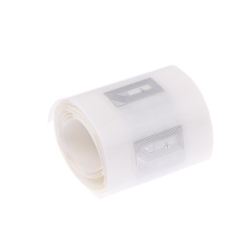 50 шт./пакет NFC Чип Ntag213 Наклейка Мокрая вставка 11x21 мм 13,56 МГц Метка-ярлык 213 Защита от подделок Электронная этикетка