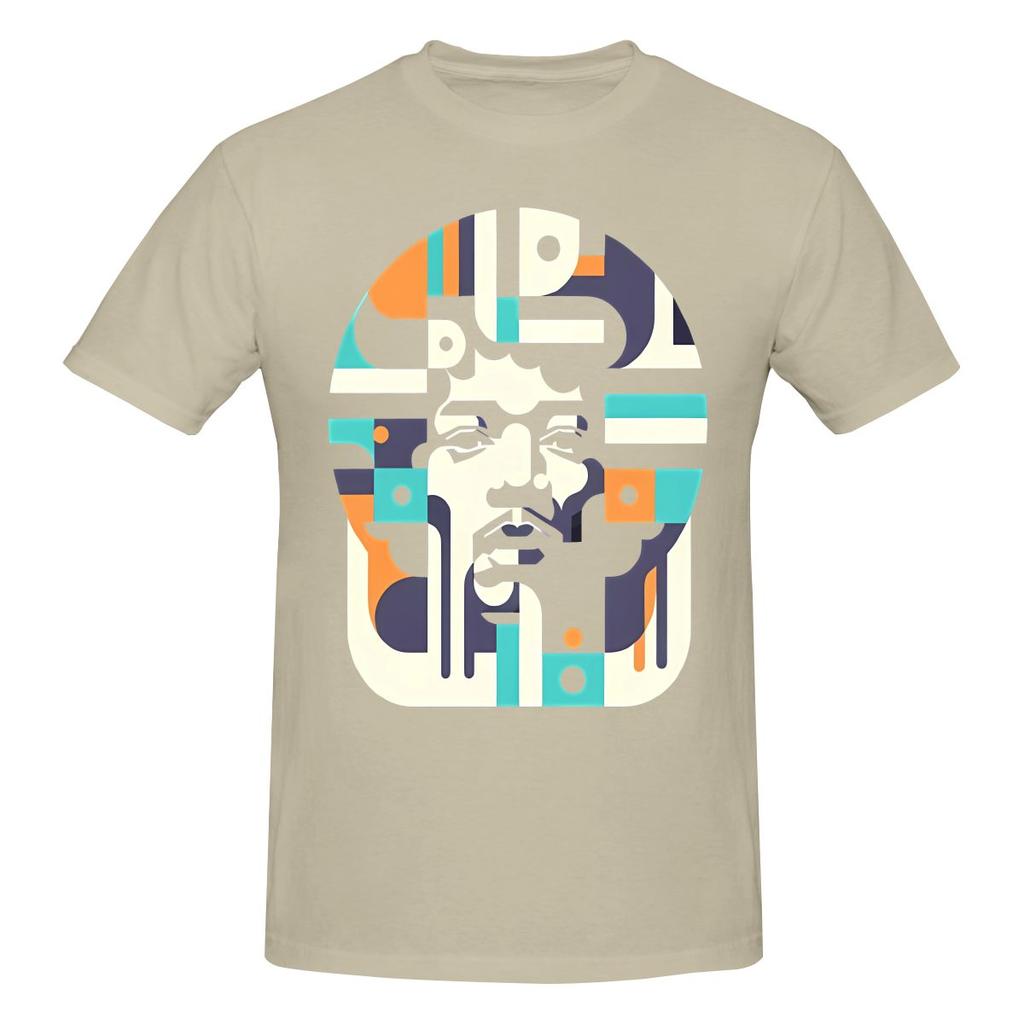 Funny Abstract Guitar Legend Jimmy Hendrix Unisexs Printed TShirt Unisex T shirtSimple