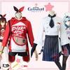 Изысканный парик Эмбер Эолы из Genshin Impact X Pizzahut, костюм для косплея на Хэллоуин