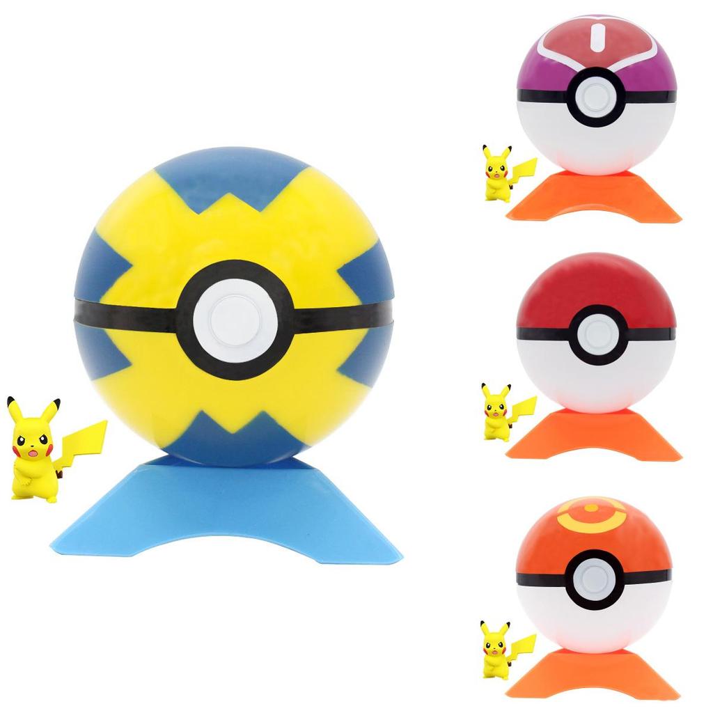 Классический дизайн Покемон Покебол 7см Игрушечный Мяч и Фигурки Монстров Пикачу Подарок