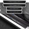 Leather Car Door Sill Protector Decal for Subaru OUTBACK STI XV WRC WRX BRZ FORESTER IMPREZA LEGACY Front Rear Threshold Sticker