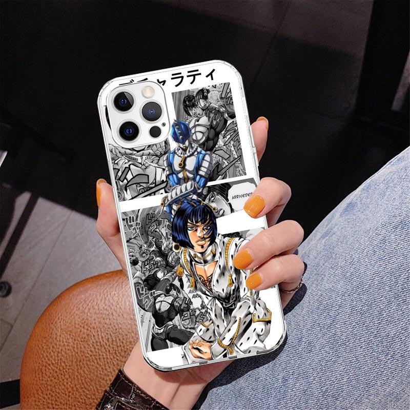 Чехол для телефона JoJo's Bizarre Adventure Для iPhone 17 Air 16 Pro Max 16E 15 + 14 Plus 11 12 13 Mini 7 8 SE Подарок Чехол с принтом Fundas 17