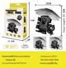 Multi-Vehicle Phone Mount for Riders: Car, Bicycle, Scooter & Motorcycle Navigation Holder with Battery & Cycling Umbrella