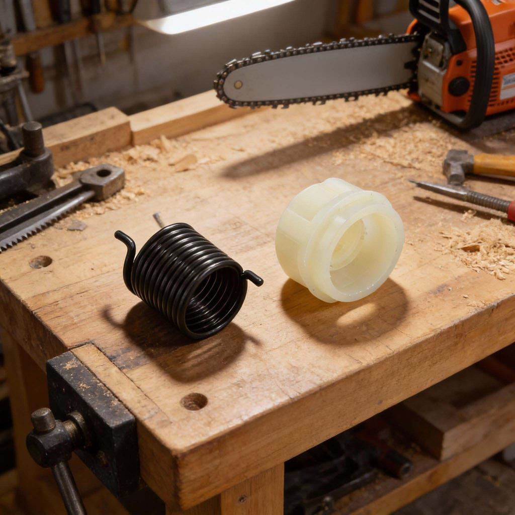 Стартер бензопилы Пружина отдачи Стартер с веревкой 1 шт. 530059677