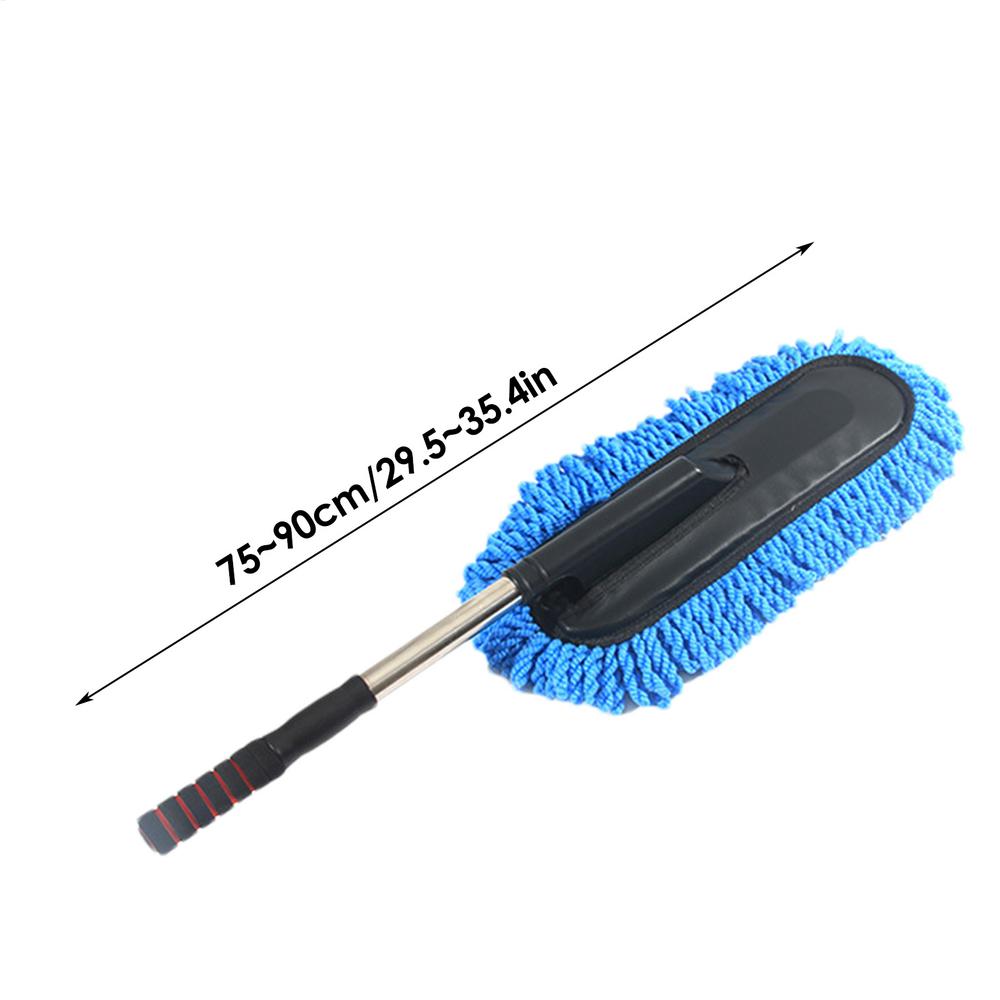 Набор щеток-мопов из микрофибры для мытья автомобиля, губка-варежка с длинной ручкой, принадлежности для чистки автомобиля, автомобильные пыльники с выдвижной ручкой