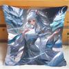 Arena of Valor Honor of Kings Xi Shi Подушка и наволочка Чехол для подушки-подушки Двусторонняя печать Плюшевые декоративные подушки 40x40см