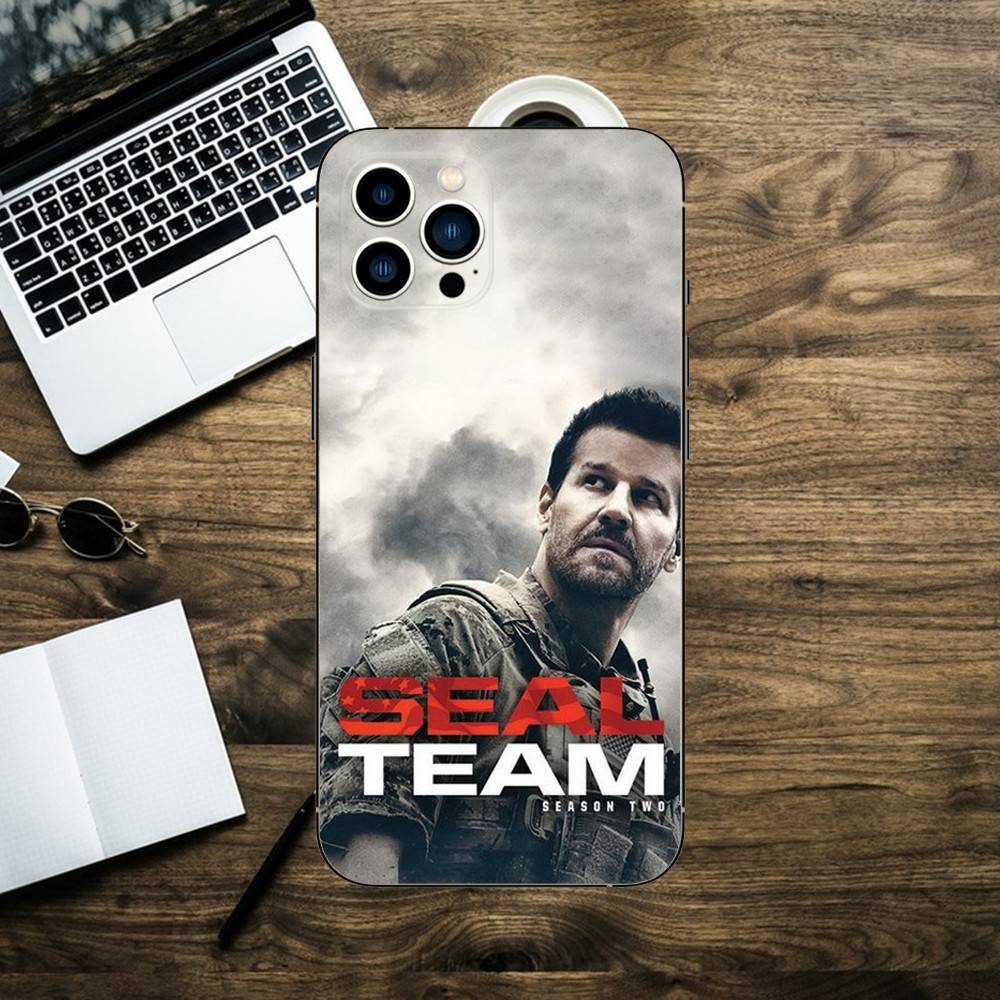 Чехол для телефона PRF Police S-SEAL Team для iPhone 16,15,14,13,12,11,XS,XR,X,8,7, Pro, Max, Plus, mini, силиконовый, черный