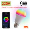 Tuya E27 Smart Bulb WiFi Dimmable LED Light 2700-6500K Color Temperature RGB Full Color Voice Controllable Via Alexa Google Home