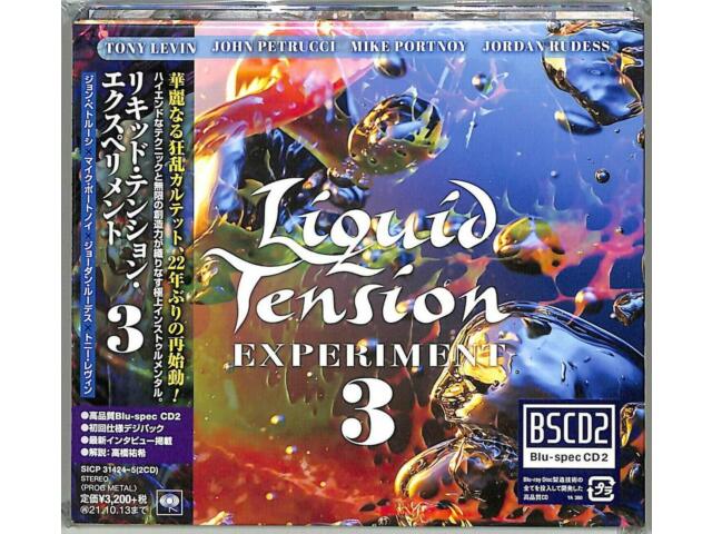 LIQUID TENSION EXPERIMENT 3 JAPAN ONLY 2 BLU-SPEC CD SET SICP-31424 Dreamtheater
